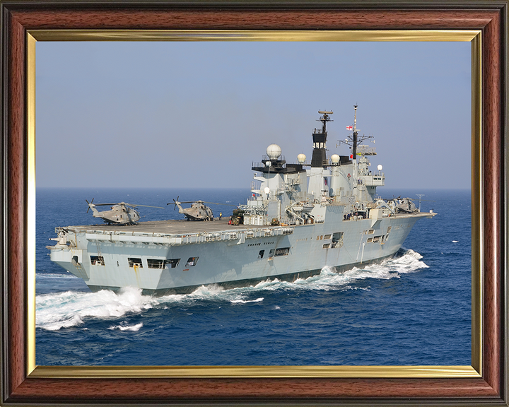 HMS Illustrious R06 | Photo Print | Framed Print | Invincible Class | Aircraft Carrier | Royal Navy Hampshire Prints