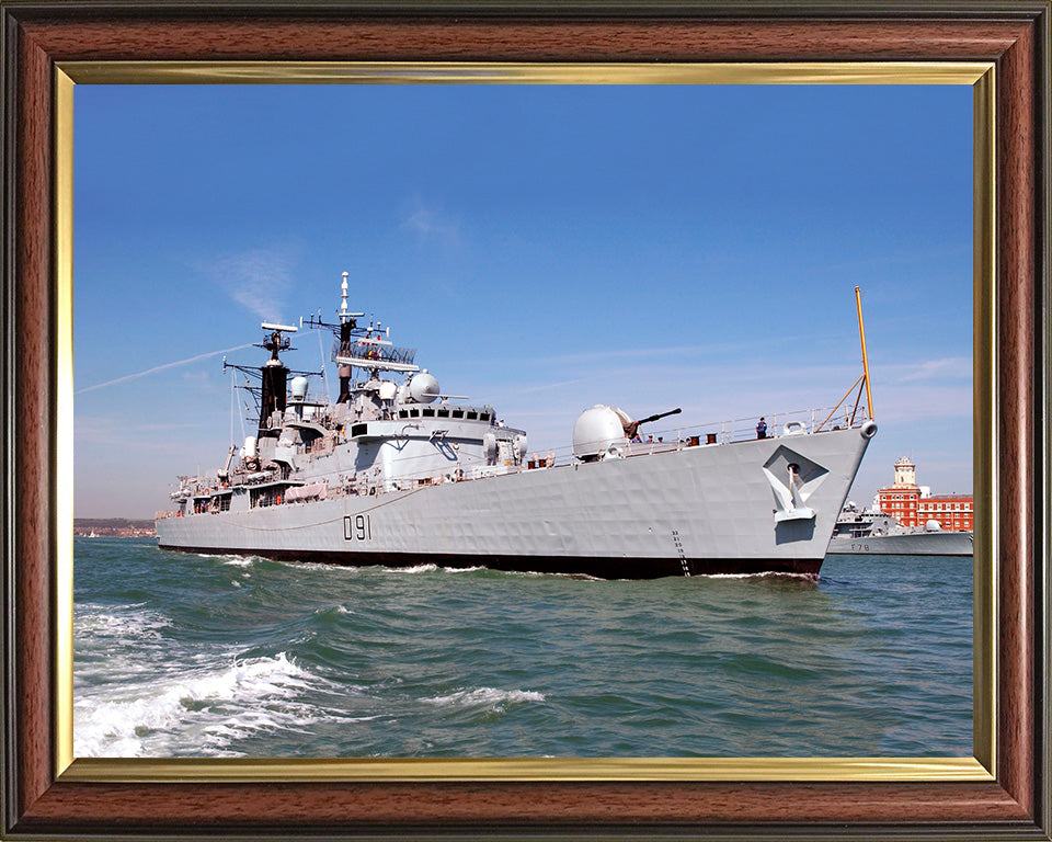 HMS Nottingham D91 | Photo Print | Framed Print | Poster | Type 42 | Destroyer | Royal Navy Hampshire Prints