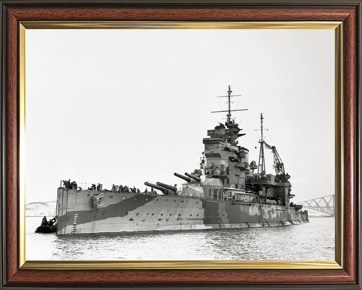 HMS Queen Elizabeth (1913) | Photo Print | Framed Print | Queen Elizabeth Class | Battleship | Royal Navy Hampshire Prints