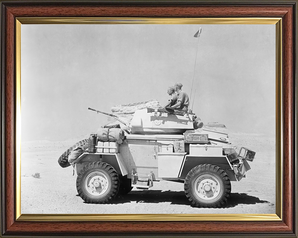 Humber Mk III Armoured Car Photo Print - British Army Vehicle Hampshire Prints 10 x 8 Classic Frame No