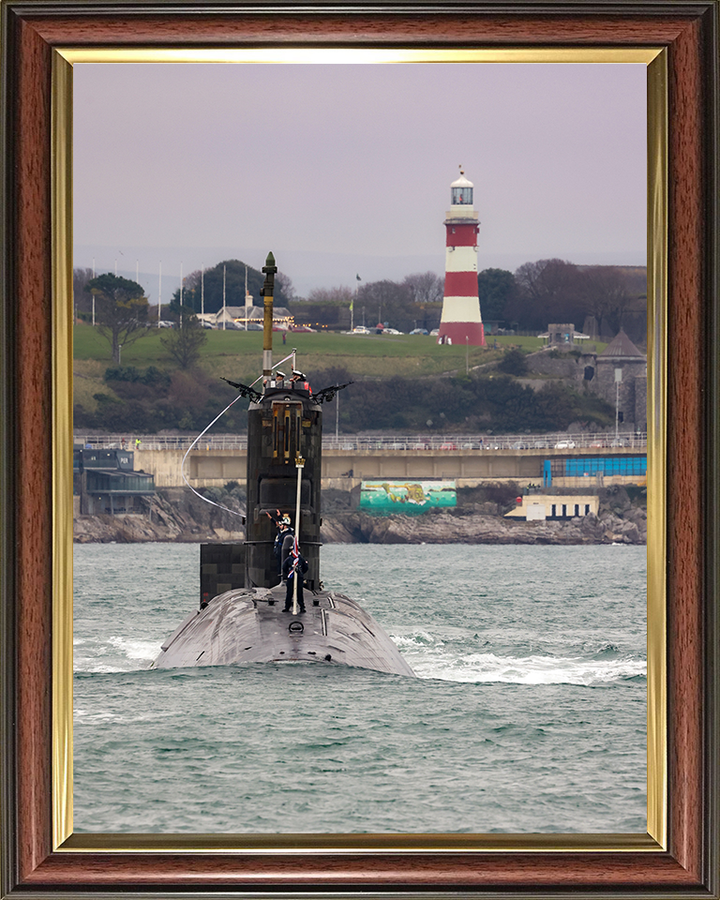 HMS Triumph (S93) Photo Print - Devonport 2024 - Royal Navy Trafalgar Class Submarine