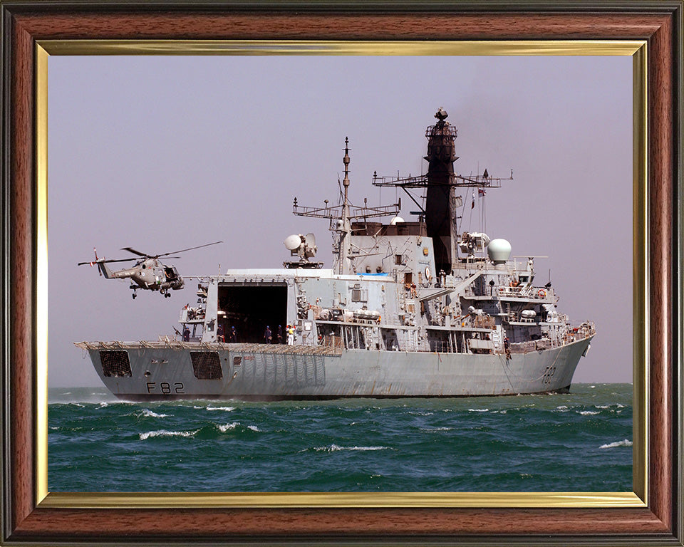 HMS Somerset F82 | Photo Print | Framed Print | Poster | Type 23 | Frigate | Royal Navy Hampshire Prints 10 x 8 Classic Frame No