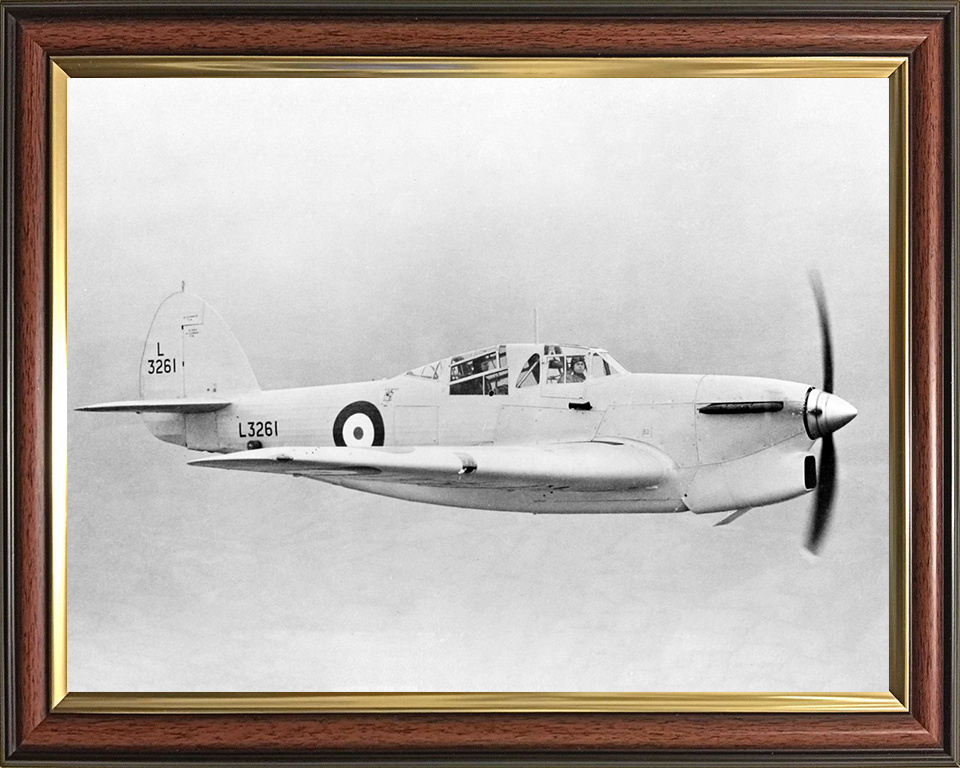 RAF Hawker Henley in Flight Photo Print - Royal Air Force Aircraft Posters, Prints, & Visual Artwork Hampshire Prints 10 x 8 Classic Frame No