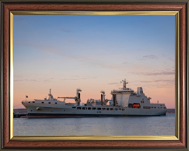 RFA Tidespring A136 | Photo Print | Framed Print | Tide class | Tanker | Royal Fleet Auxiliary Hampshire Prints