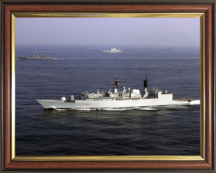HMS Cumberland (F85) Photo Print - At sea 2000 - Royal Navy Type 22 Frigate