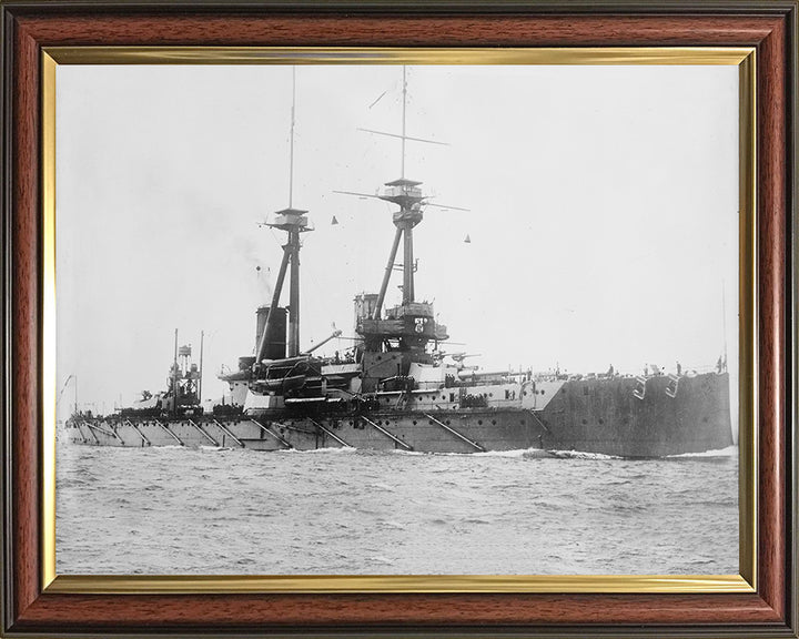 HMS Bellerophon (1907) | Photo Print | Framed Print | Bellerophon Class | Dreadnought | Royal Navy Hampshire Prints