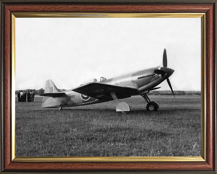 RAF Martin-Baker MB-3 Plane on the Ground Photo Print - Royal Air Force Aircraft Posters, Prints, & Visual Artwork Hampshire Prints 10 x 8 Classic Frame No