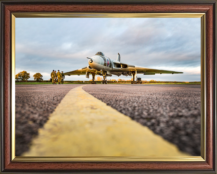 RAF Avro Vulcan At RAF Halton 2017 Photo Print - Royal Air Force Aircraft Posters, Prints, & Visual Artwork Hampshire Prints 10 x 8 Classic Frame No