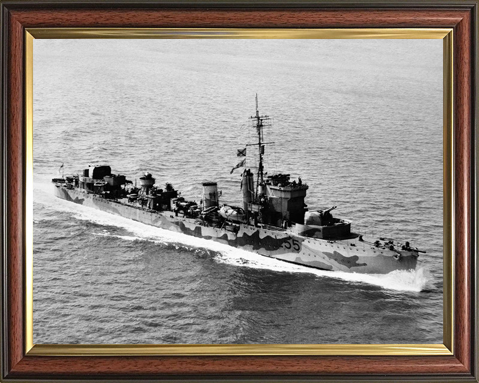 HMS Winchester L55 | Photo Print | Framed Print | W Class | Destroyer | Royal Navy Hampshire Prints