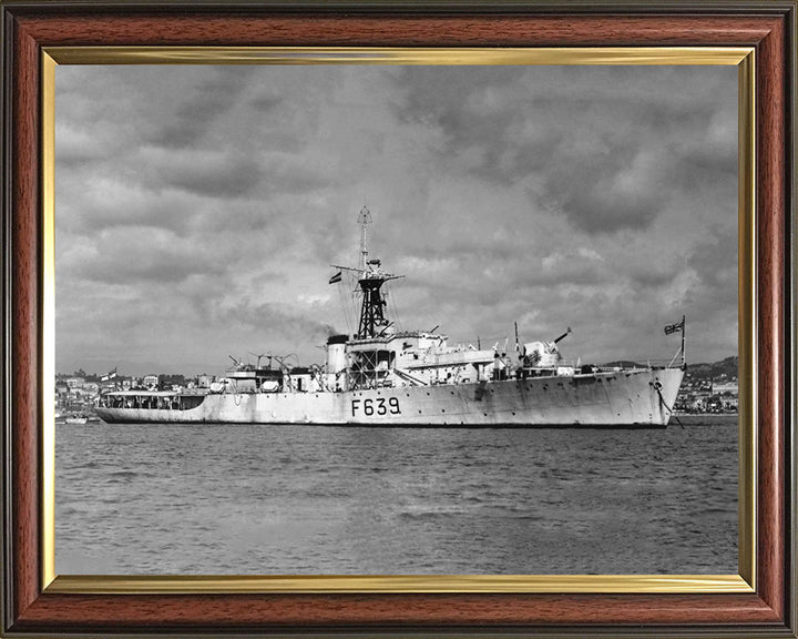 HMS Loch More F639 (K639) Royal Navy Loch class frigate Photo Print or Framed Print - Hampshire Prints