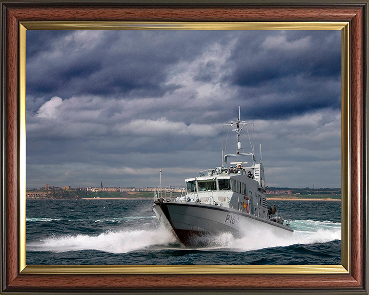 HMS Explorer (P164) Photo Print - At Sea 2009 - Royal Navy Archer Class P2000 Patrol Vessel Hampshire Prints 10 x 8 Classic Frame No
