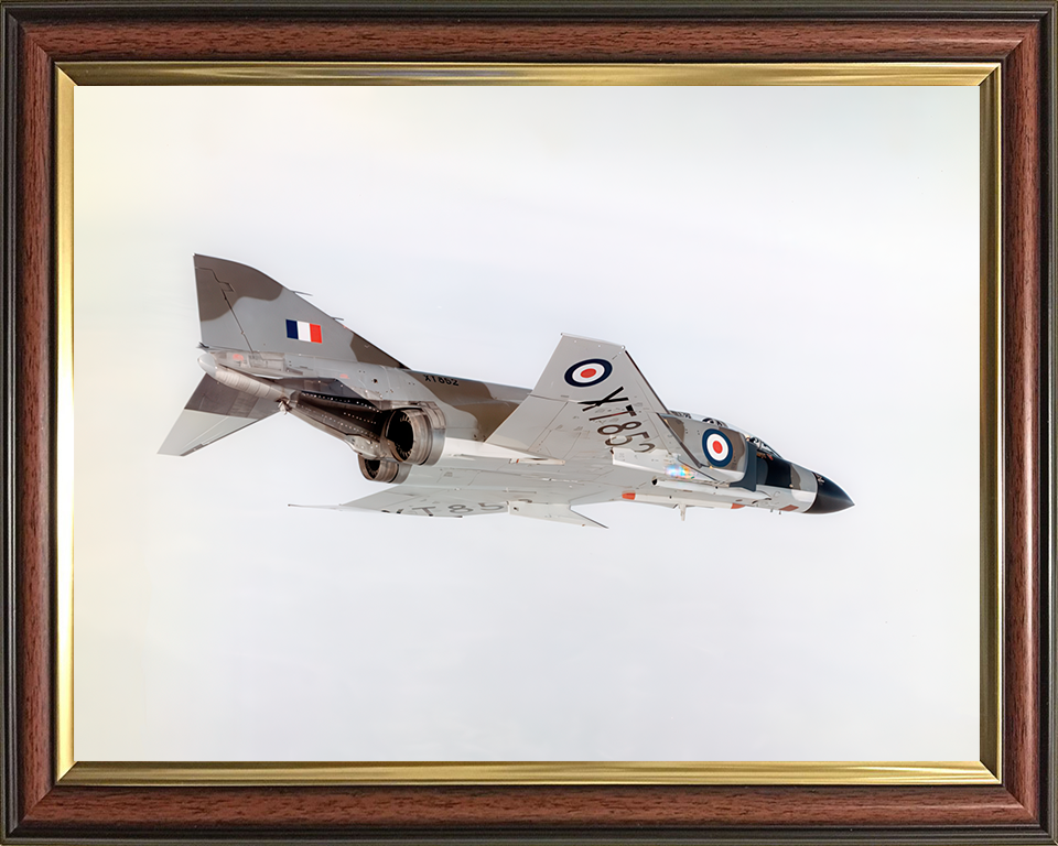 McDonnell F-4K Phantom in flight Photo Print - Royal Navy Aircraft Posters, Prints, & Visual Artwork Hampshire Prints 10 x 8 Classic Frame No