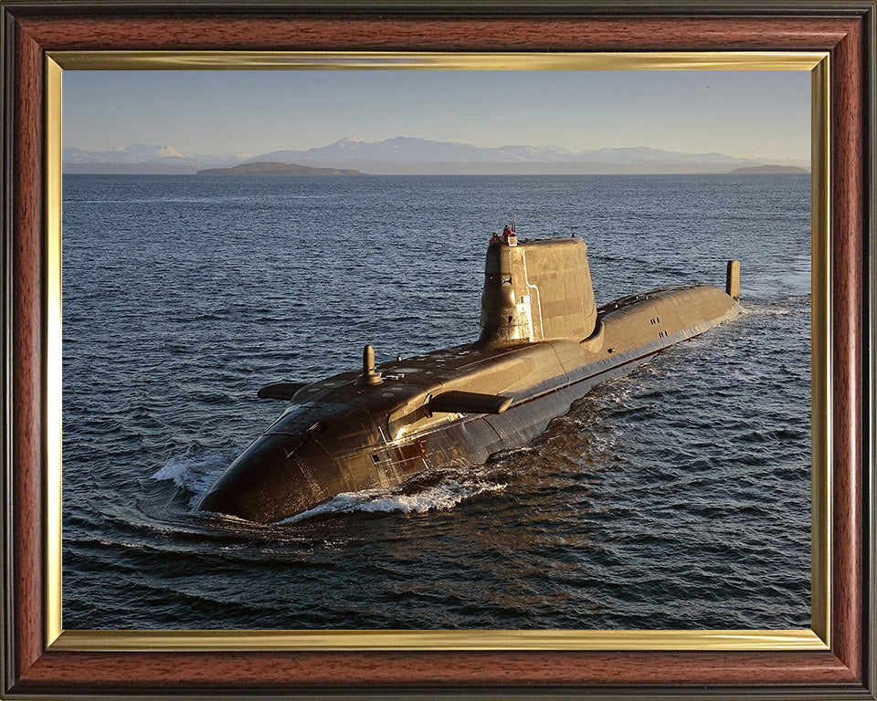 HMS Astute S119 Royal Navy Astute class Submarine Photo Print or Framed Print - Hampshire Prints