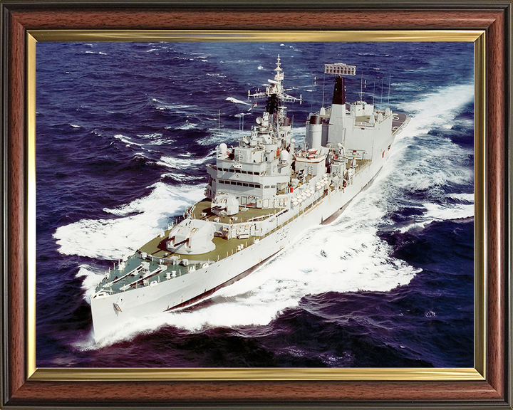 HMS Blake (C99) Royal Navy Tiger Class Light Cruiser Underway Photo Print Wall Art Decor Posters, Prints, & Visual Artwork Hampshire Prints 10 x 8 Black Frame No