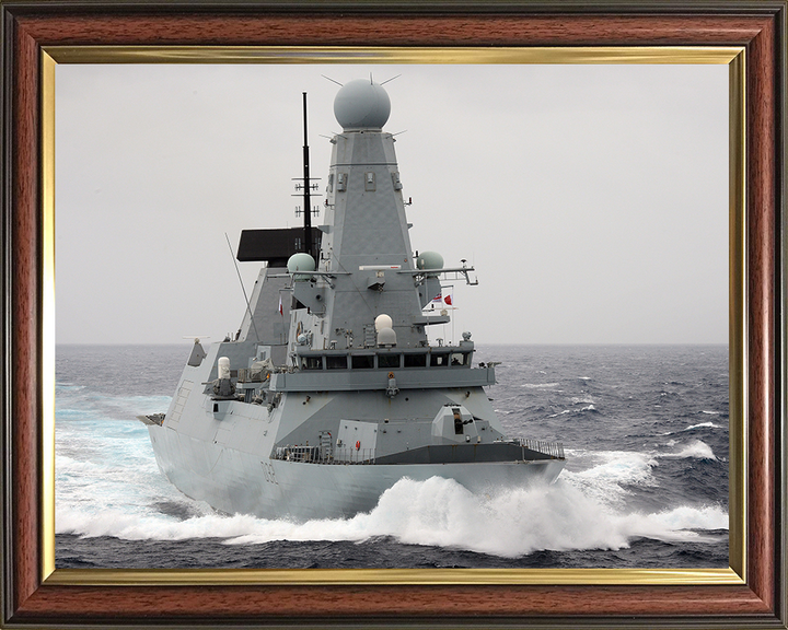 HMS Daring (D32) Photo Print - Caribbean Sea 2013 - Royal Navy Type 45 Destroyer Posters, Prints, & Visual Artwork Hampshire Prints 10 x 8 Classic Frame No