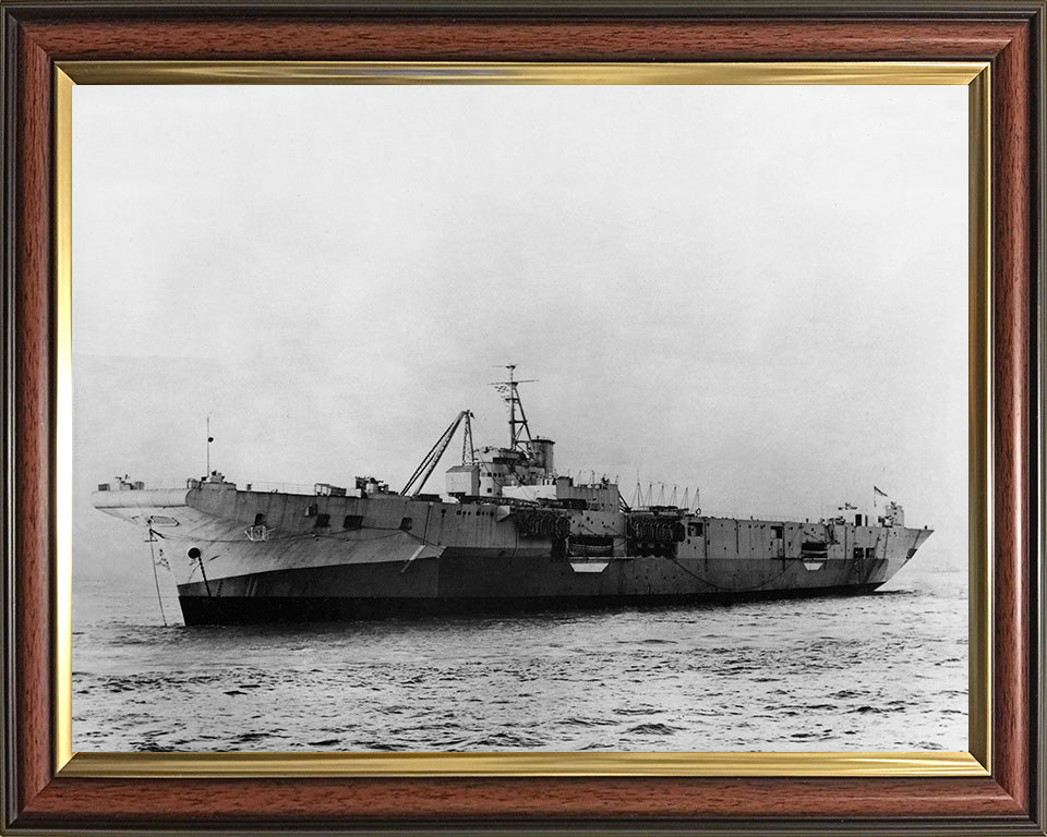 HMS Pioneer R76 Royal Navy Colossus class aircraft carrier Photo Print or Framed Print - Hampshire Prints