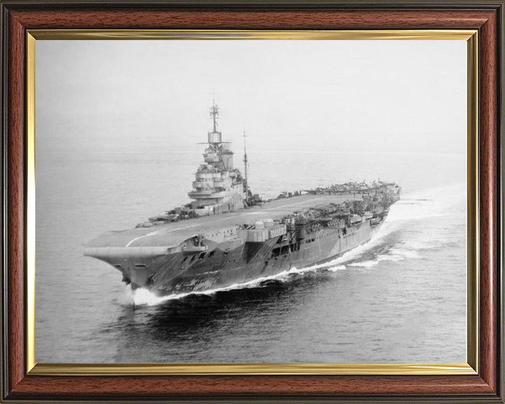 HMS Indomitable (92) | Photo Print | Framed Print | Illustrious Class | Aircraft Carrier | Royal Navy Hampshire Prints