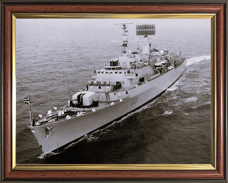 HMS Norfolk D21 Royal Navy County class destroyer Photo Print or Framed Photo Print - Hampshire Prints