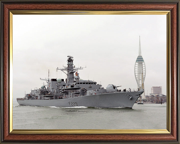 HMS Lancaster F229 Royal Navy Type 23 frigate Photo Print or Framed Print - Hampshire Prints