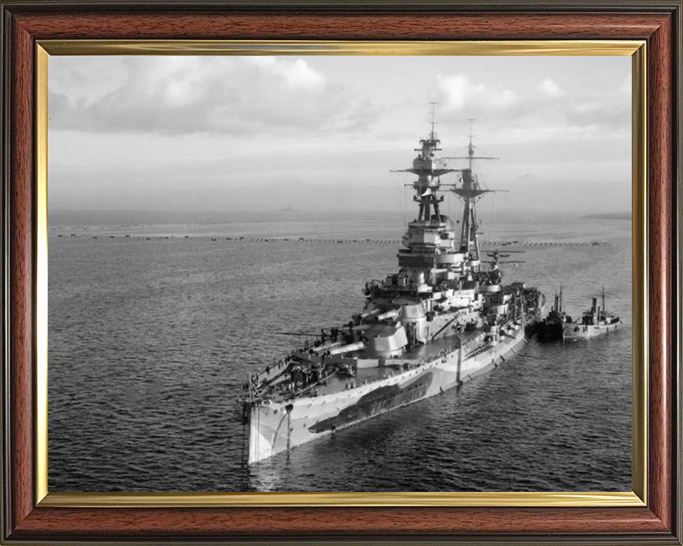 HMS Resolution (09) Royal Navy Revenge class battleship Photo Print or Framed Print - Hampshire Prints