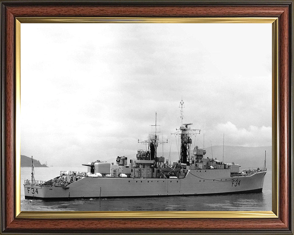 HMS Puma F34 Royal Navy Leopard class Frigate Photo Print or Framed Print - Hampshire Prints