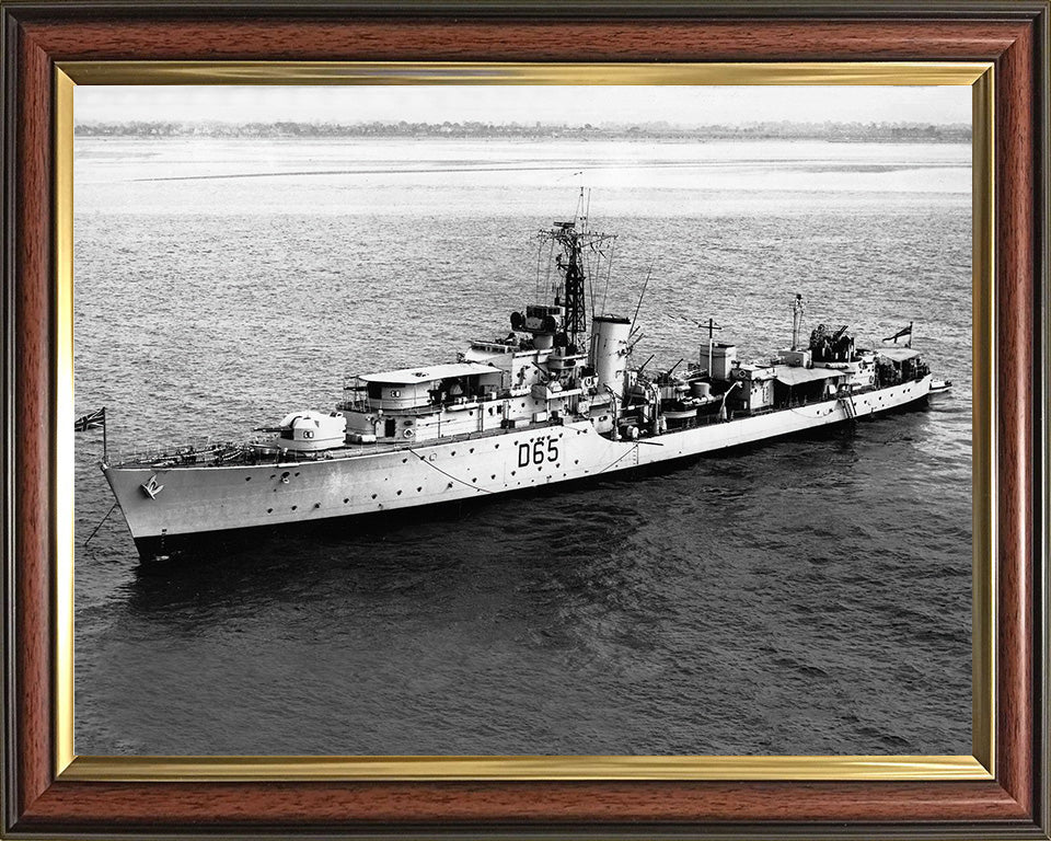 HMS St James D65 Royal Navy Battle class destroyer Photo Print or Framed Print - Hampshire Prints