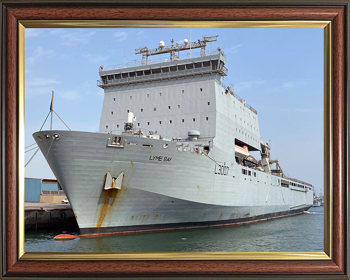 RFA Lyme Bay L3007 | Photo Print | Framed Print | Bay Class | Auxiliary Dock | Royal Fleet Auxiliary Hampshire Prints