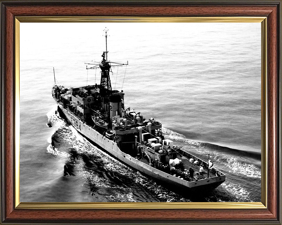 HMS Leeds Castle F384 (K384) Royal Navy Castle class corvette Photo Print or Framed Print - Hampshire Prints