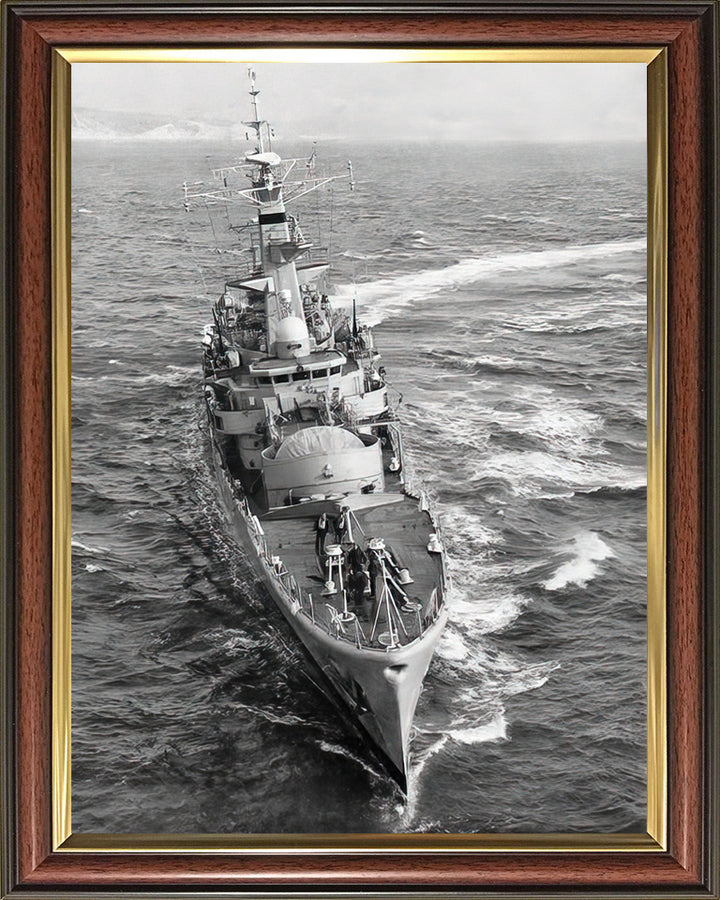 HMS Galatea F18 Royal Navy Leander Class Frigate Photo Print or Framed Print - Hampshire Prints