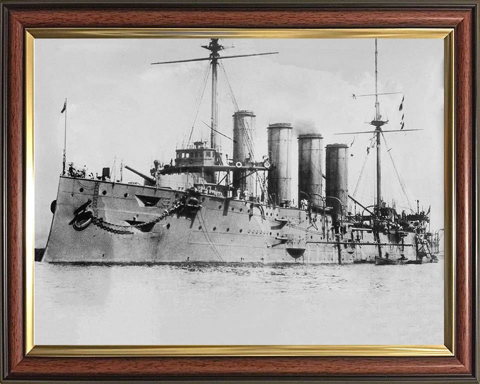 HMS Leviathan (1901) | Photo Print | Framed Print | Drake Class | Armoured Cruiser | Royal Navy Hampshire Prints