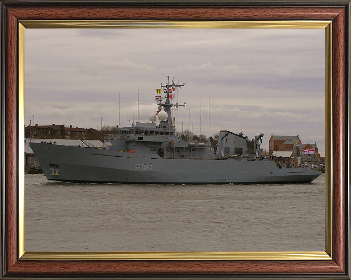 HMS Roebuck H130 | Photo Print | Framed Print | Coastal Survey Vessel | Royal Navy Hampshire Prints
