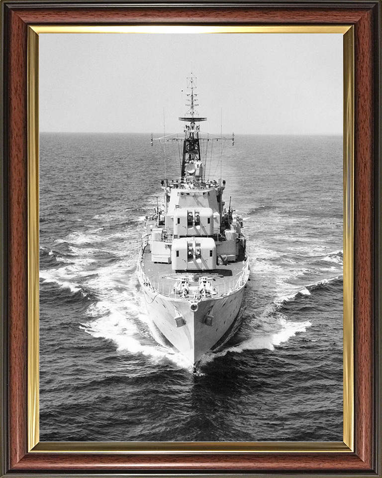 HMS Diamond (D35) Royal Navy Daring Class Destroyer At Sea 1961 Photo Print Wall Art Decor Posters, Prints, & Visual Artwork Hampshire Prints 10 x 8 Classic Frame No