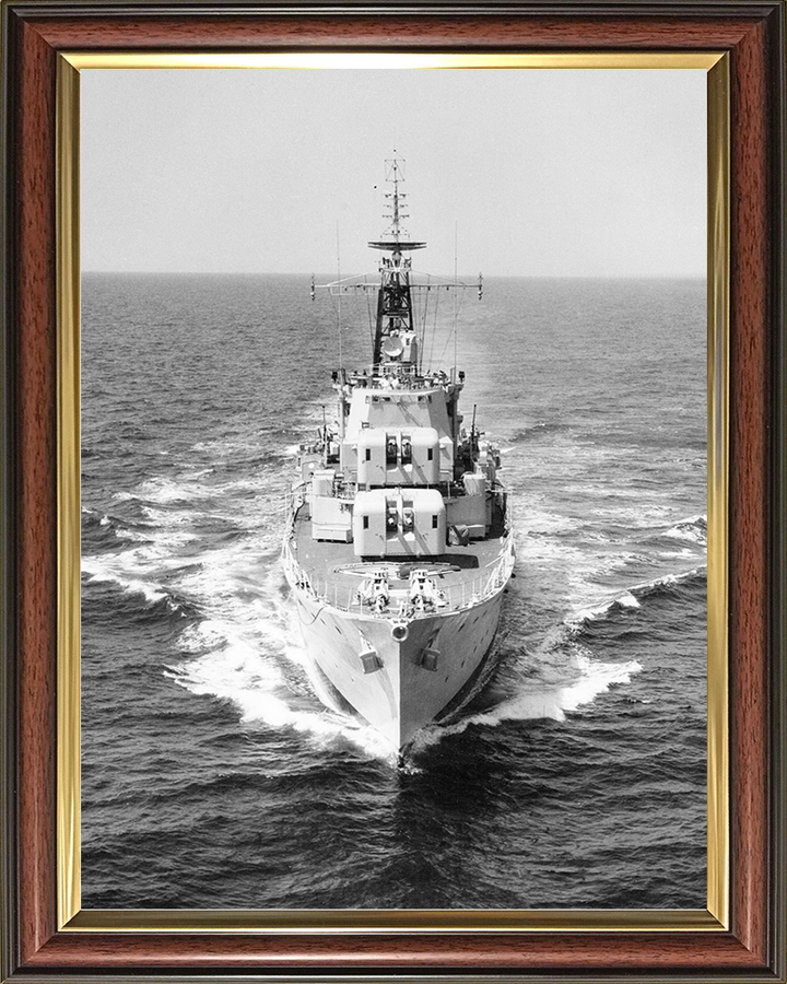 HMS Diamond (D35) Royal Navy Daring Class Destroyer At Sea 1961 Photo Print Wall Art Decor Posters, Prints, & Visual Artwork Hampshire Prints 10 x 8 Classic Frame No