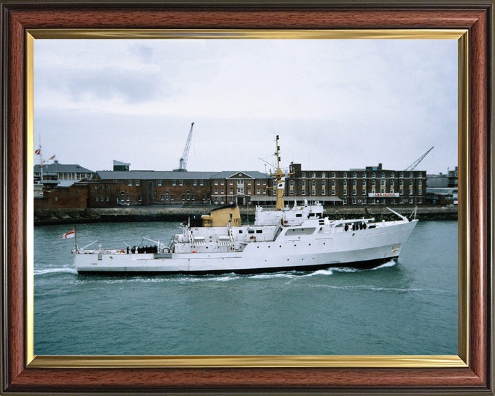 HMS Fawn A325 | Photo Print | Framed Print | Bulldog Class | Hydrographic Survey Ship | Royal Navy Hampshire Prints