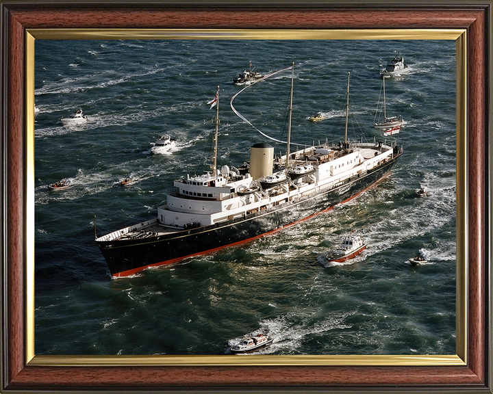 HMY Britannia Royal Yacht paying off Photo Print or Framed Photo Print Hampshire Prints