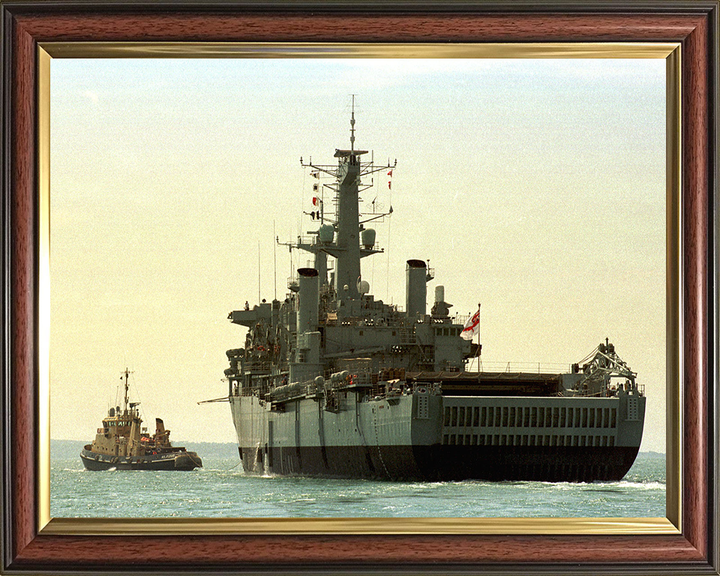 HMS Fearless (L10) Photo Print - Under Tow 2001 - Royal Navy Fearless Class Landing Platform Dock