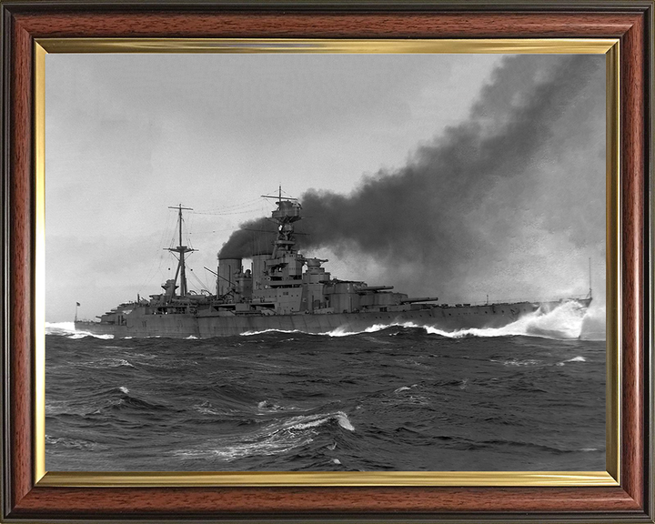 HMS Hood (51) | Photo Print | Framed Print | Admiral Class | Battlecruiser | Royal Navy Hampshire Prints
