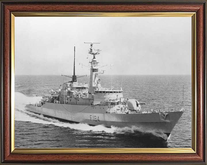 HMS Ardent (F184) Royal Navy Type 21 Frigate Underway Photo Print Wall Art Decor Posters, Prints, & Visual Artwork Hampshire Prints 10 x 8 Classic Frame No