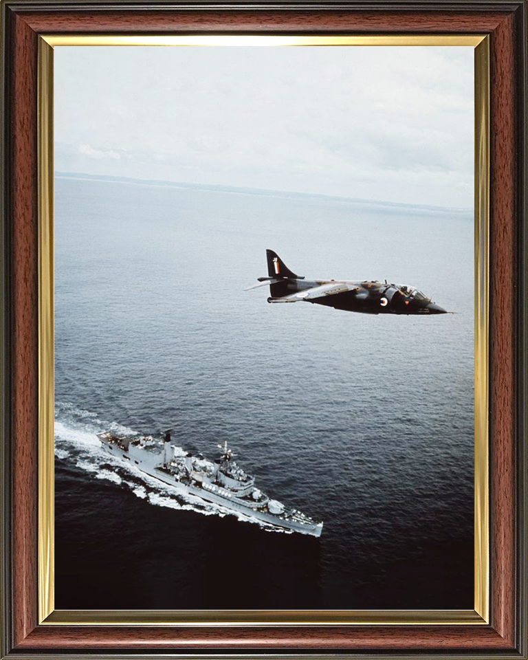 HMS Blake (C99) Royal Navy Tiger Class Light Cruiser From the Air Photo Print Wall Art Decor Posters, Prints, & Visual Artwork Hampshire Prints 10 x 8 Classic Frame No