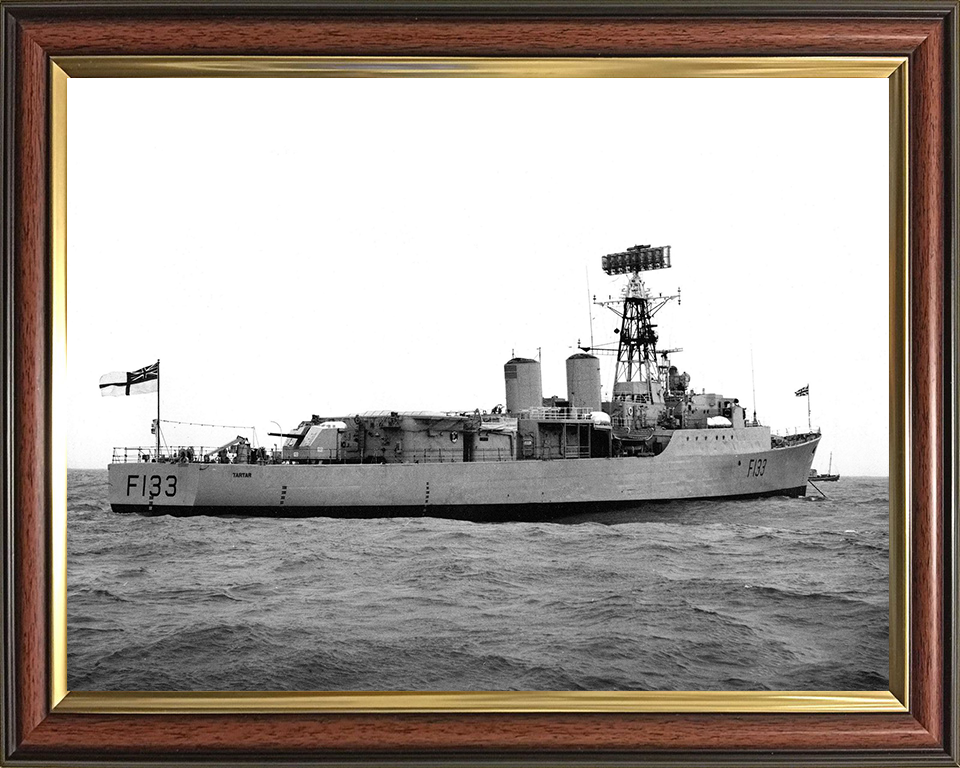 HMS Tartar (F133) Photo Print - At Sea 1963 - Royal Navy Tribal Class Frigate