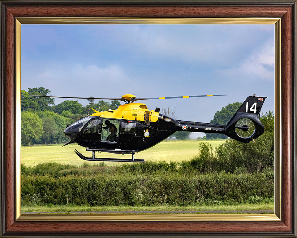 RAF Juno HT1 Helicopter Photo Print - Royal Air Force Aircraft Hampshire Prints 10 x 8 Classic Frame No