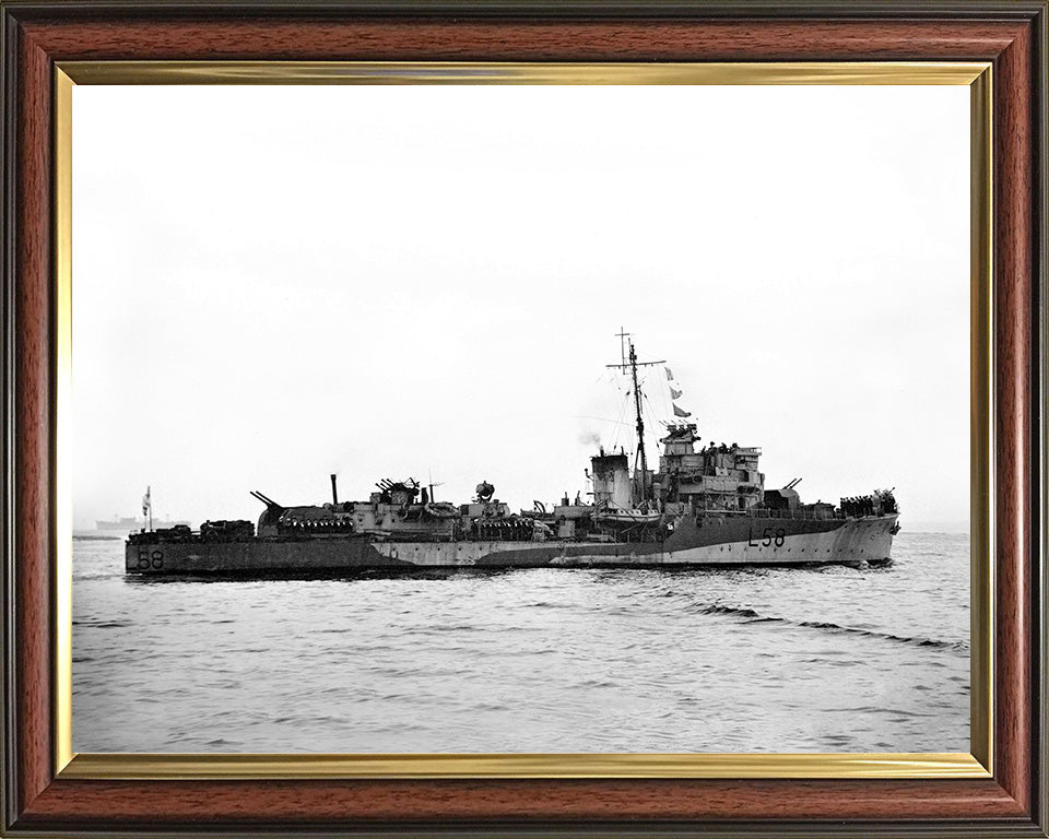 HMS Quantock L58 Royal Navy Hunt class destroyer Photo Print or Framed Print - Hampshire Prints