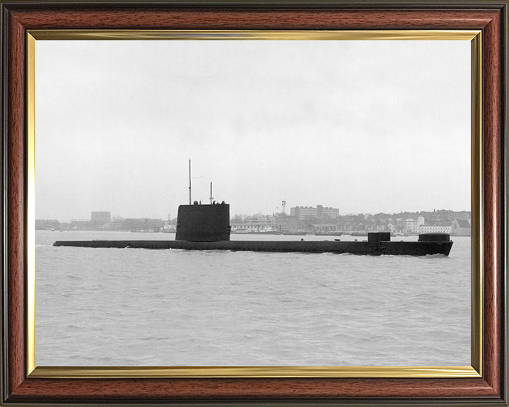 HMS Walrus S08 Submarine | Photo Print | Framed Print | Porpoise Class | Royal Navy Hampshire Prints