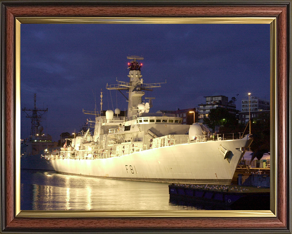 HMS Sutherland (F81) Photo Print - Sydney 2000 - Royal Navy Type 23 Frigate