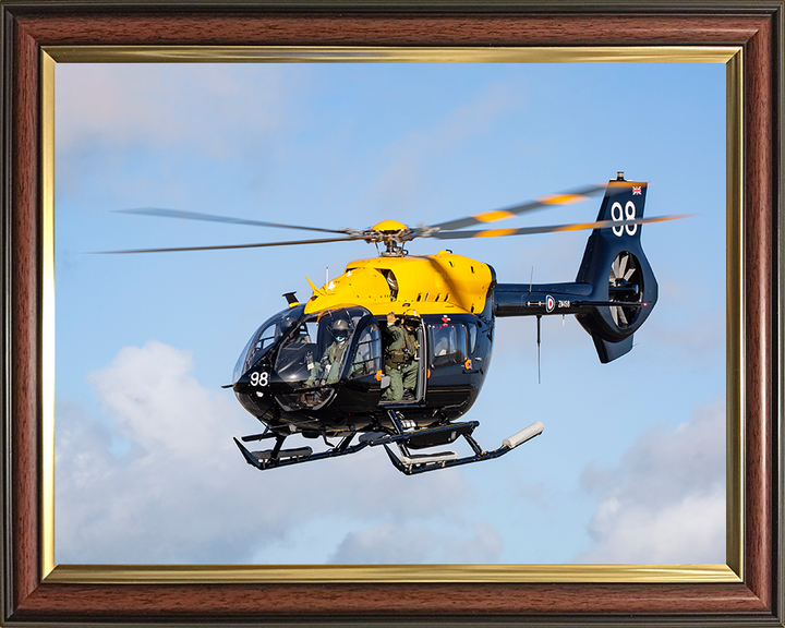RAF Jupiter Helicopter in flight Photo Print - Royal Air Force Aircraft Hampshire Prints 10 x 8 Classic Frame No
