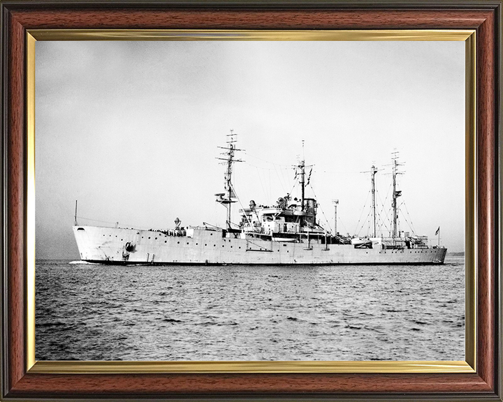 HMS Boxer (F121) Royal Navy Landing Ship Port Side View Photo Print Wall Art Decor Posters, Prints, & Visual Artwork Hampshire Prints 10 x 8 Classic Frame No
