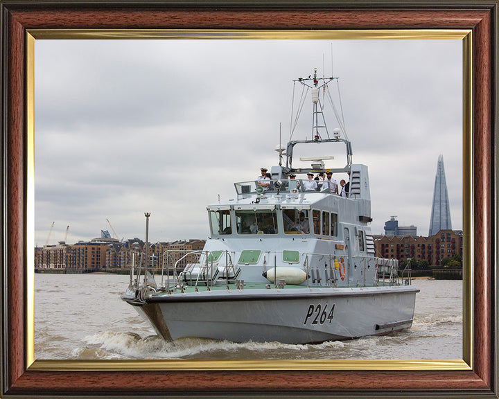 HMS Archer (P264) Photo Print - On The Thames 2016 - Royal Navy Archer Class P2000 Patrol Vessel Posters, Prints, & Visual Artwork Hampshire Prints 10 x 8 Classic Frame No
