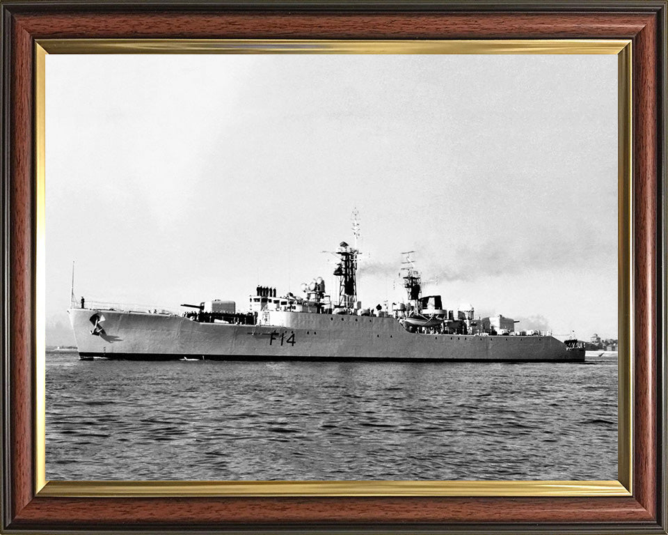 HMS Leopard F14 Royal Navy Leopard class Frigate Photo Print or Framed Print - Hampshire Prints