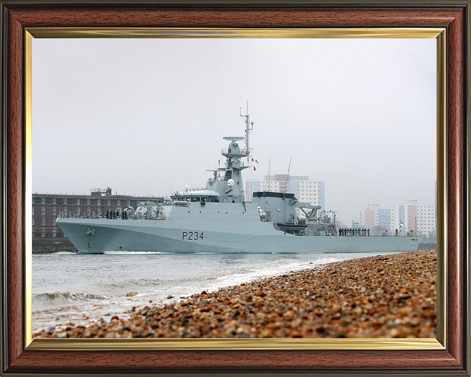 HMS Spey P234 Royal Navy River class patrol vessel Photo Print or Framed Print - Hampshire Prints