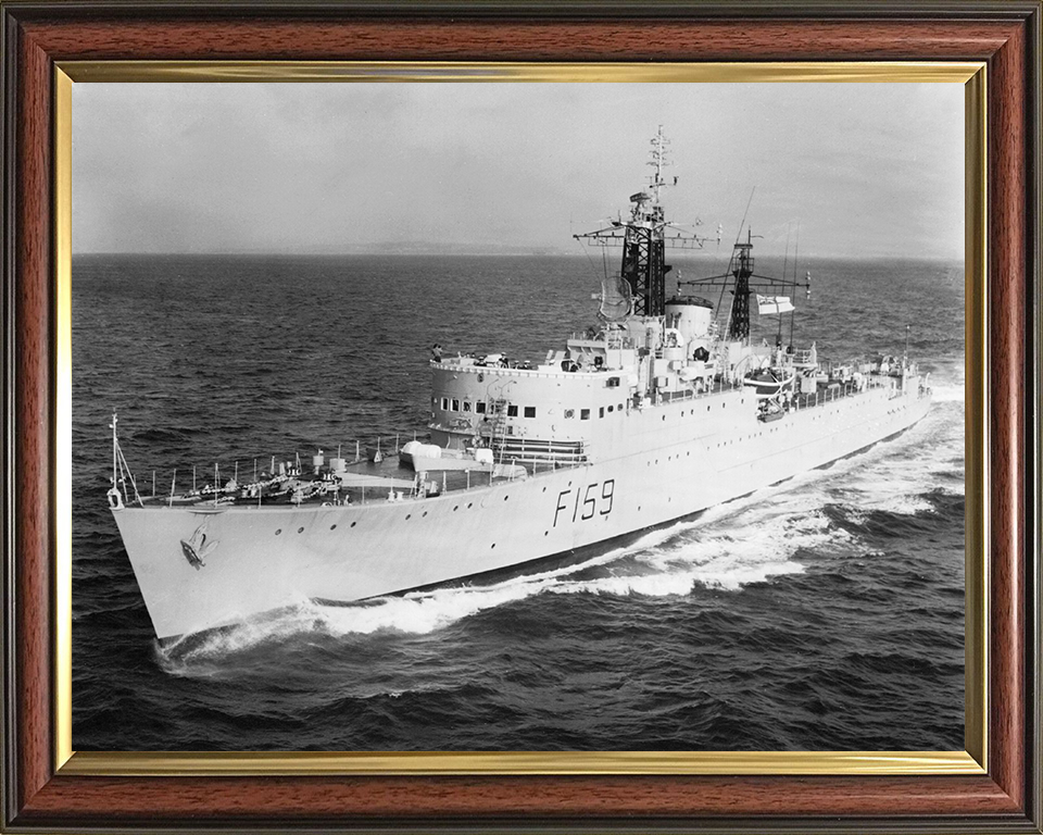 HMS Wakeful (F159) Photo Print - At Sea 1966 - Royal Navy Type 15 Frigate Posters, Prints, & Visual Artwork Hampshire Prints 10 x 8 Classic Frame No